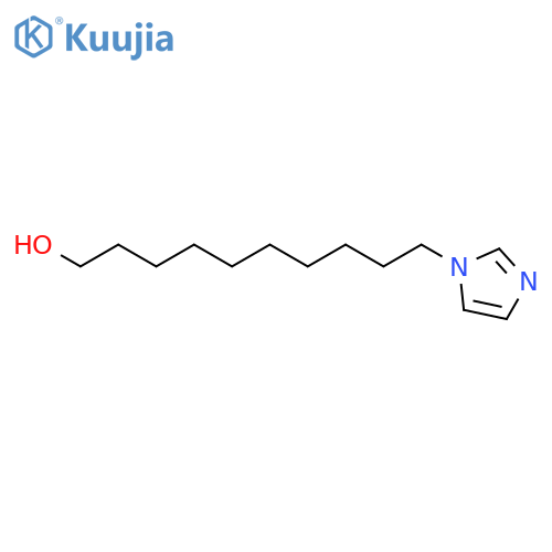 1-(10-Hydroxydecyl)imidazole structure