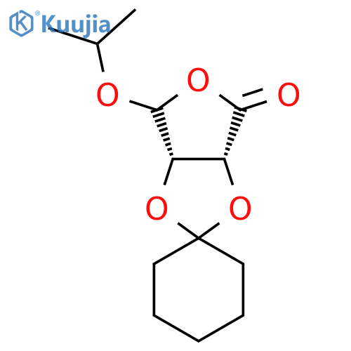 (2R,3S)-2,3-Dihydroxy-4-isopropoxy-γ-butyrolactone Cyclohexyl Ketal structure