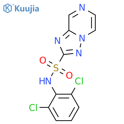 [1,2,4]Triazolo[1,5-a]pyrazine-2-sulfonamide, N-(2,6-dichlorophenyl)- structure