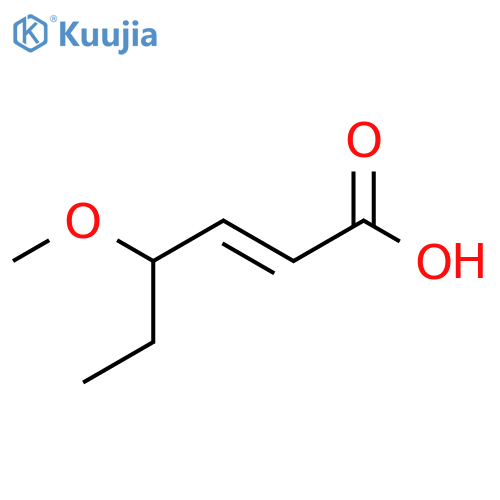 4-Methoxyhex-2-enoic acid structure