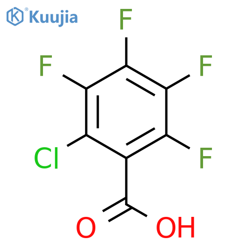 6-Chloro-2,3,4,5-tetrafluorobenzoic acid structure