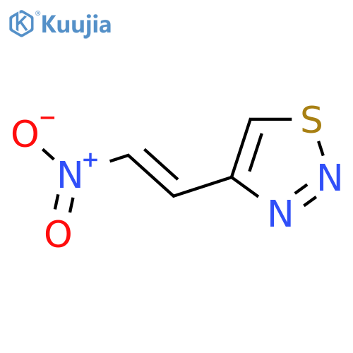 4-(2-Nitroethenyl)-1,2,3-thiadiazole structure
