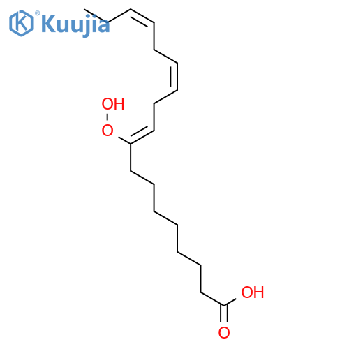 9,12,15-Octadecatrienoic acid, 9-hydroperoxy-, (9Z,12Z,15Z)- structure