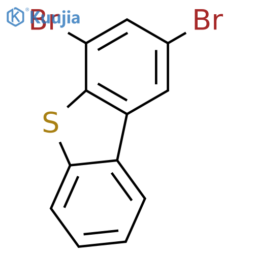 Dibenzothiophene, 2,4-dibromo- structure