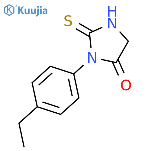 4-Imidazolidinone, 3-(4-ethylphenyl)-2-thioxo- structure
