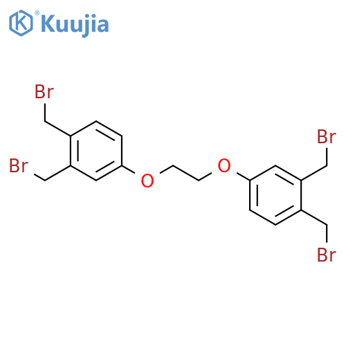 Benzene, 1,1'-[1,2-ethanediylbis(oxy)]bis[3,4-bis(bromomethyl)- structure