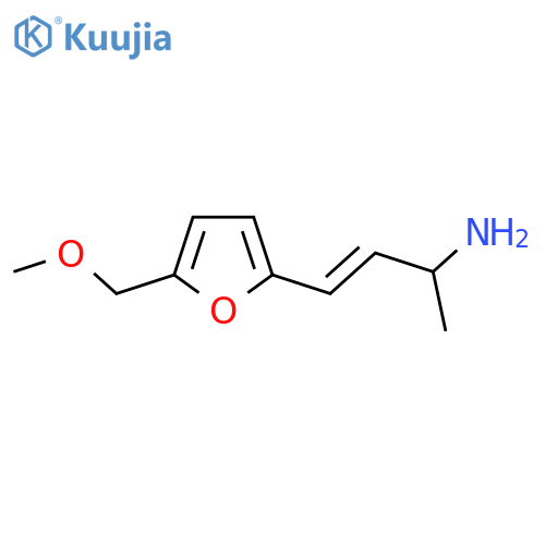 4-[5-(Methoxymethyl)furan-2-yl]but-3-en-2-amine structure
