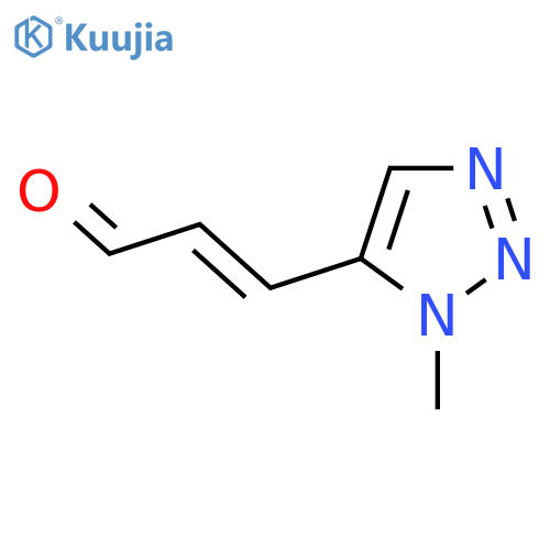3-(1-methyl-1H-1,2,3-triazol-5-yl)prop-2-enal structure