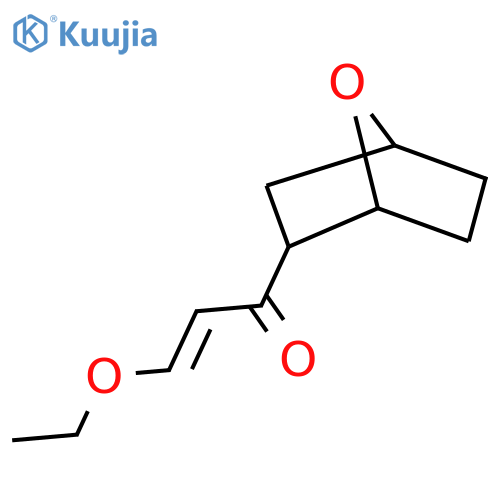3-Ethoxy-1-{7-oxabicyclo[2.2.1]heptan-2-yl}prop-2-en-1-one structure