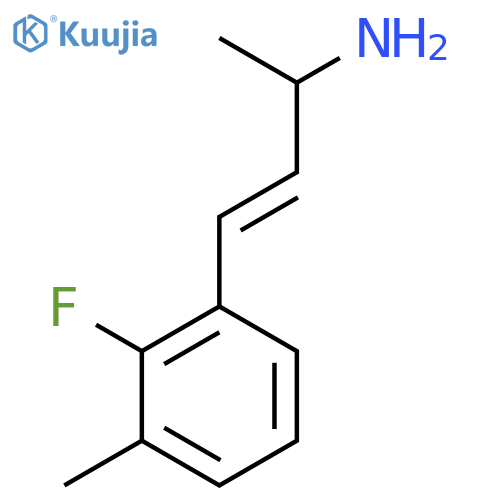 4-(2-fluoro-3-methylphenyl)but-3-en-2-amine structure