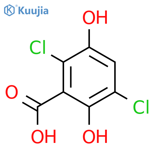 3,6-Dichlorogentisic Acid structure