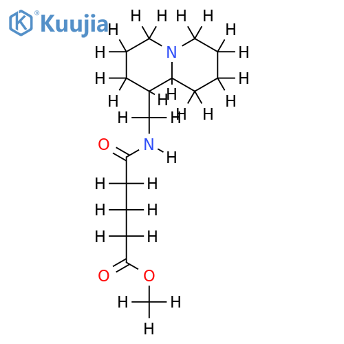 5-(3-Methoxycarbonylbutyroyl)aminomethyl-cis-quinolizidine structure