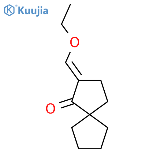 2-(Ethoxymethylidene)spiro[4.4]nonan-1-one structure