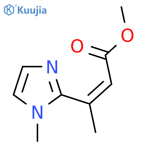 methyl (2Z)-3-(1-methyl-1H-imidazol-2-yl)but-2-enoate structure