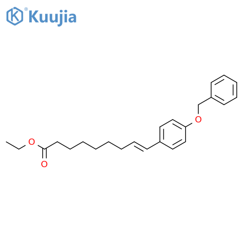 8-Nonenoic acid, 9-[4-(phenylmethoxy)phenyl]-, ethyl ester, (E)- structure