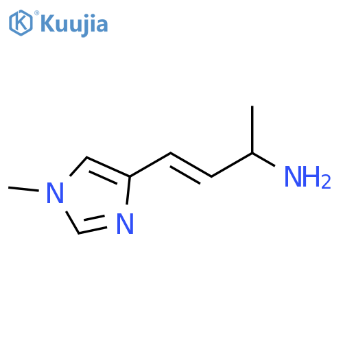 4-(1-methyl-1H-imidazol-4-yl)but-3-en-2-amine structure