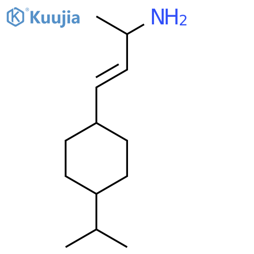 4-[4-(Propan-2-yl)cyclohexyl]but-3-en-2-amine structure