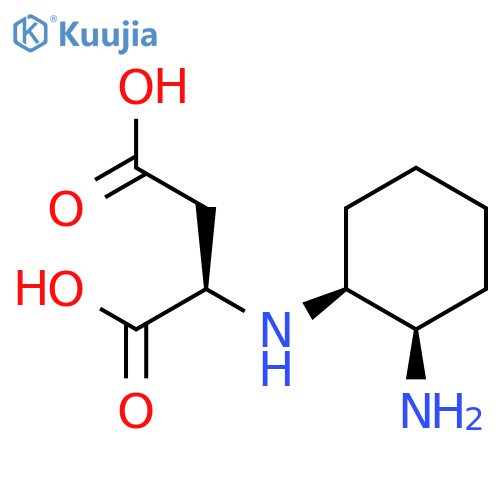 D-Aspartic acid, N-[(1S,2R)-2-aminocyclohexyl]-, rel- structure
