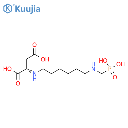 L-Aspartic acid, N-[6-[(phosphonomethyl)amino]hexyl]- structure