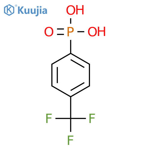 Phosphonic acid,[4-(trifluoromethyl)phenyl]- (9CI) structure