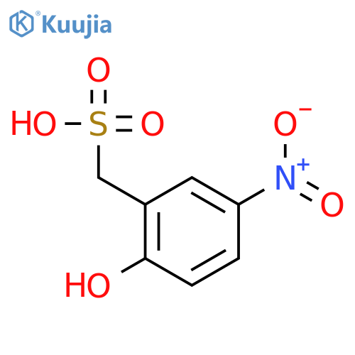 Benzenemethanesulfonicacid, 2-hydroxy-5-nitro- structure