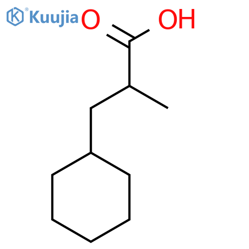 3-Cyclohexyl-2-methylpropanoic acid structure