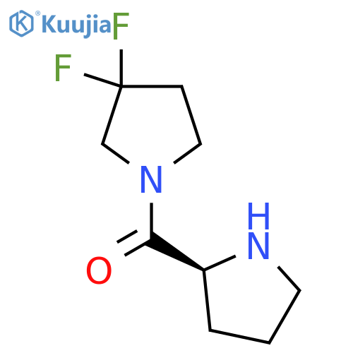 3,3-difluoro-1-prolylpyrrolidine structure