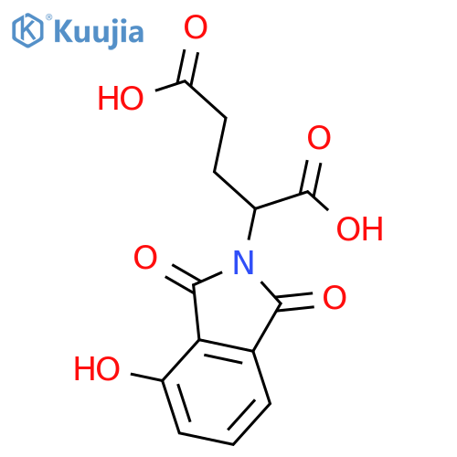 Pentanedioic acid, 2-(1,3-dihydrohydroxy-1,3-dioxo-2H-isoindol-2-yl)- structure