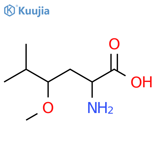 2-Amino-4-methoxy-5-methylhexanoic acid structure