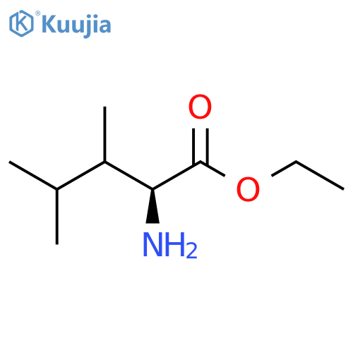 Leucine, 3-methyl-, ethyl ester structure