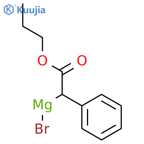Magnesium, bromo(2-oxo-1-phenyl-2-propoxyethyl)- structure