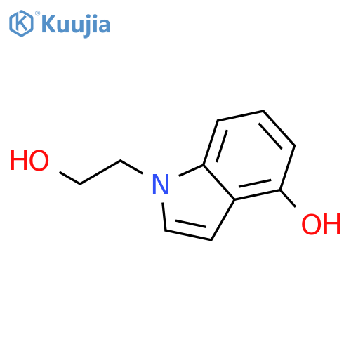 1H-Indole-1-ethanol, 4-hydroxy- structure