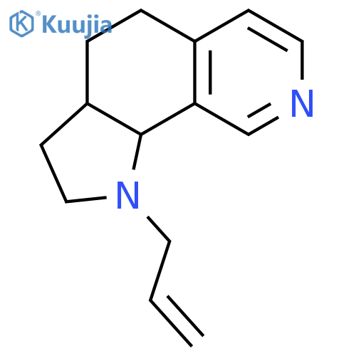 1H-Pyrrolo[3,2-h]isoquinoline, 2,3,3a,4,5,9b-hexahydro-1-(2-propenyl)- structure