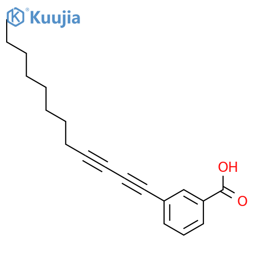 Benzoic acid, 3-(1,3-dodecadiynyl)- structure
