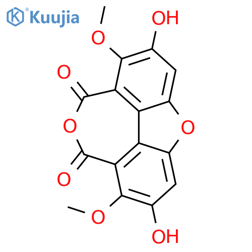 2,6-Dihydroxy-1,7-dimethoxybenzofuro[4,3,2-def][2]benzoxepin-8,10-dione structure