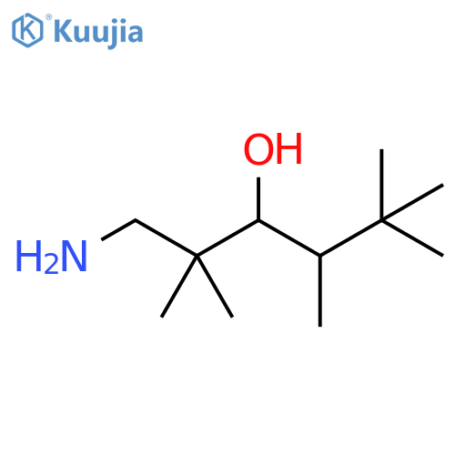 3-Hexanol, 1-amino-2,2,4,5,5-pentamethyl- structure