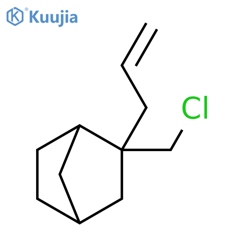 Bicyclo[2.2.1]heptane, 2-(chloromethyl)-2-(2-propen-1-yl)- structure