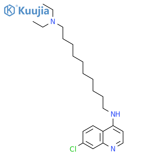 1,10-Decanediamine, N'-(7-chloro-4-quinolinyl)-N,N-diethyl- structure