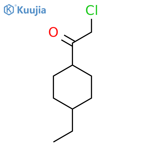 2-Chloro-1-(4-ethylcyclohexyl)ethan-1-one structure
