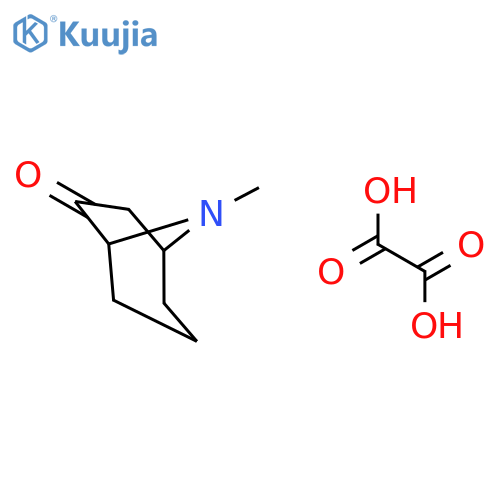 8-methyl-8-Azabicyclo[3.2.1]octan-6-one oxalate structure