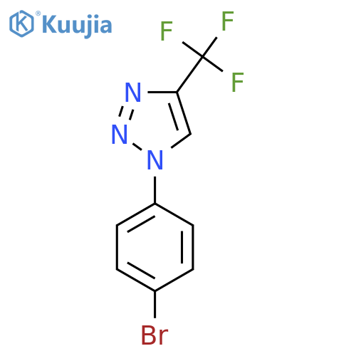 1-(4-Bromophenyl)-4-(trifluoromethyl)triazole structure