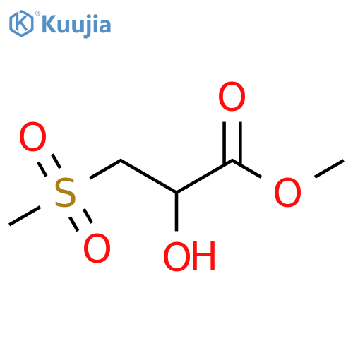 methyl 2-hydroxy-3-methanesulfonylpropanoate structure
