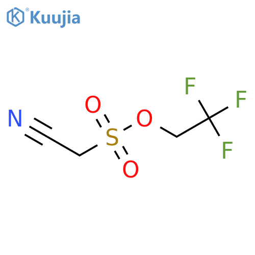 2,2,2-Trifluoroethyl cyanomethanesulfonate structure