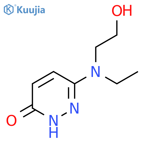 6-(Ethyl(2-hydroxyethyl)amino)pyridazin-3-ol structure