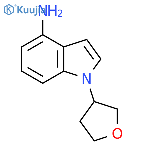 1-(oxolan-3-yl)-1H-indol-4-amine structure