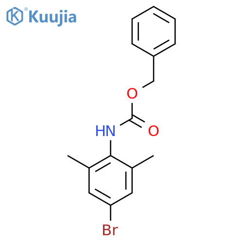 benzyl N-(4-bromo-2,6-dimethylphenyl)carbamate structure
