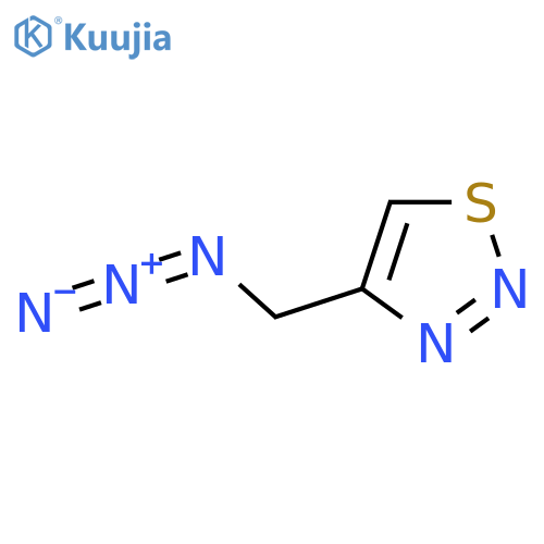 4-(Azidomethyl)-1,2,3-thiadiazole structure