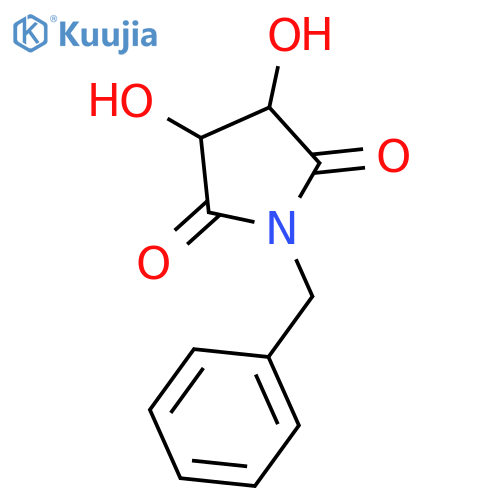 (3S,4S)-1-Benzyl-3,4-dihydroxypyrrolidine-2,5-dione structure