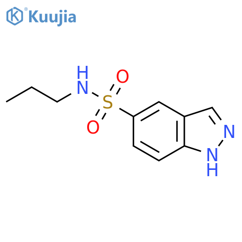 N-propyl-1H-indazole-5-sulfonamide structure