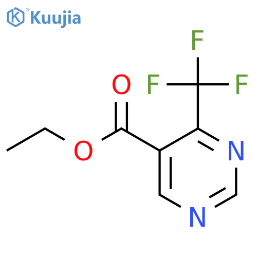 Ethyl 4-(trifluoromethyl)pyrimidine-5-carboxylate structure